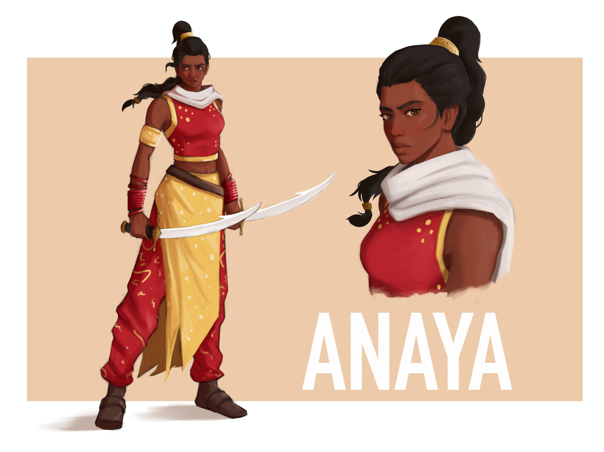 Anaya Character Concept Art