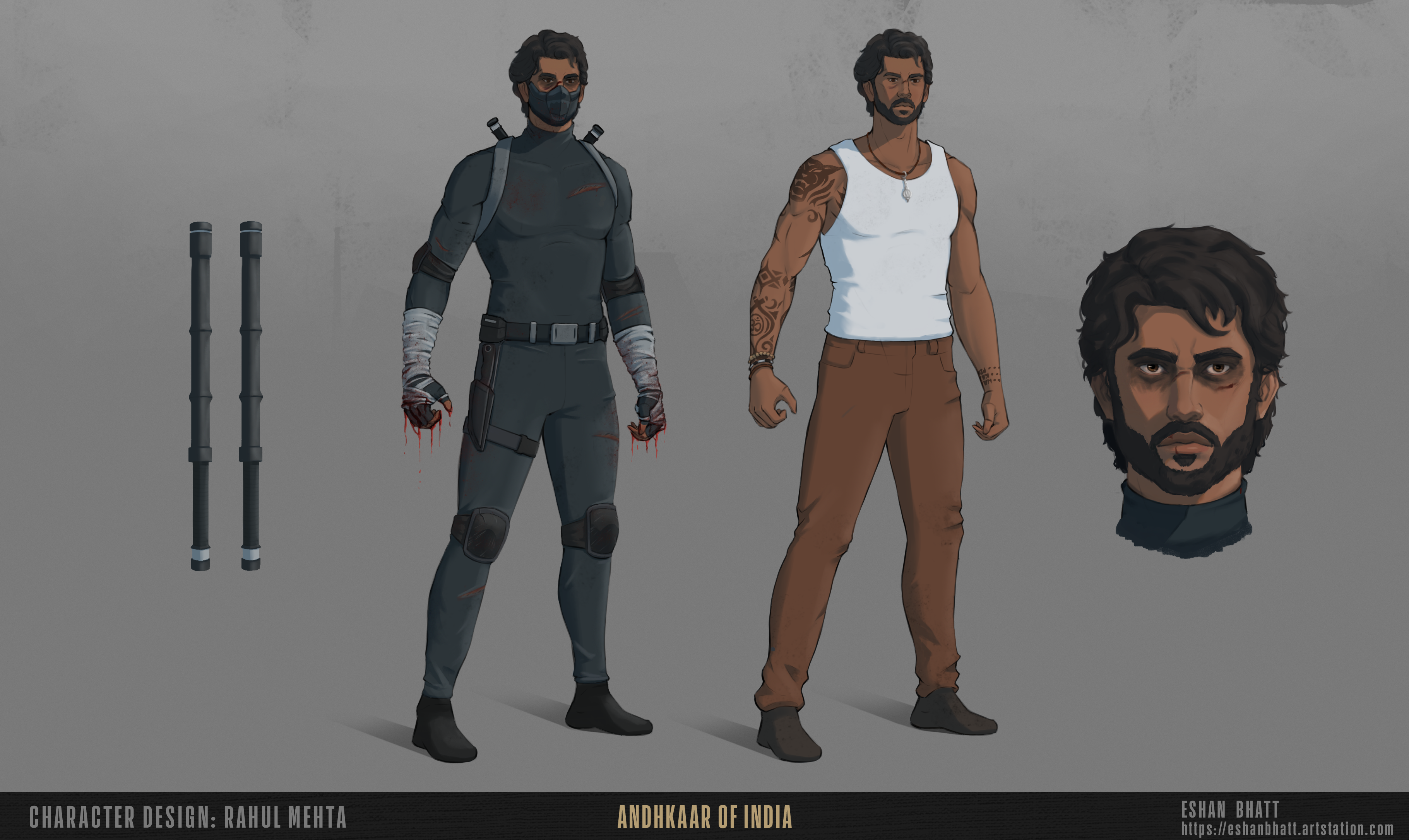 Rahul Character Concept Art